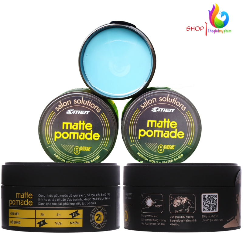 [Tặng Lược]Wax Sáp Vuốt Tóc XMen Salon Solutions Matte Pomade 70g