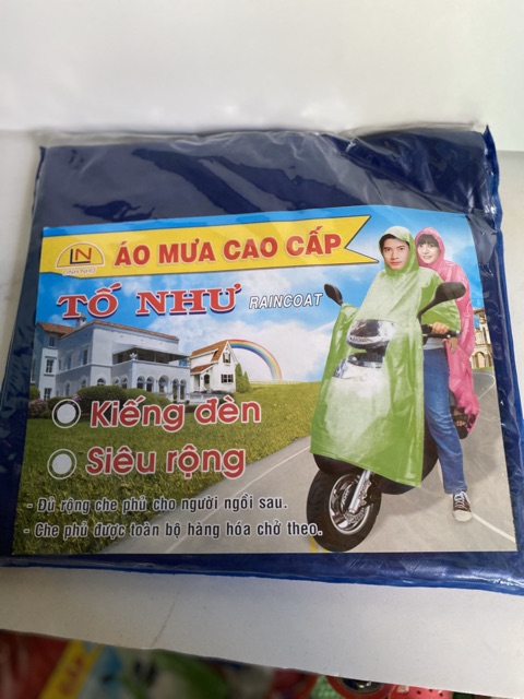 ÁO MƯA CÁNH DƠI CAO CẤP CÓ LỖ CHIẾU ĐÈN