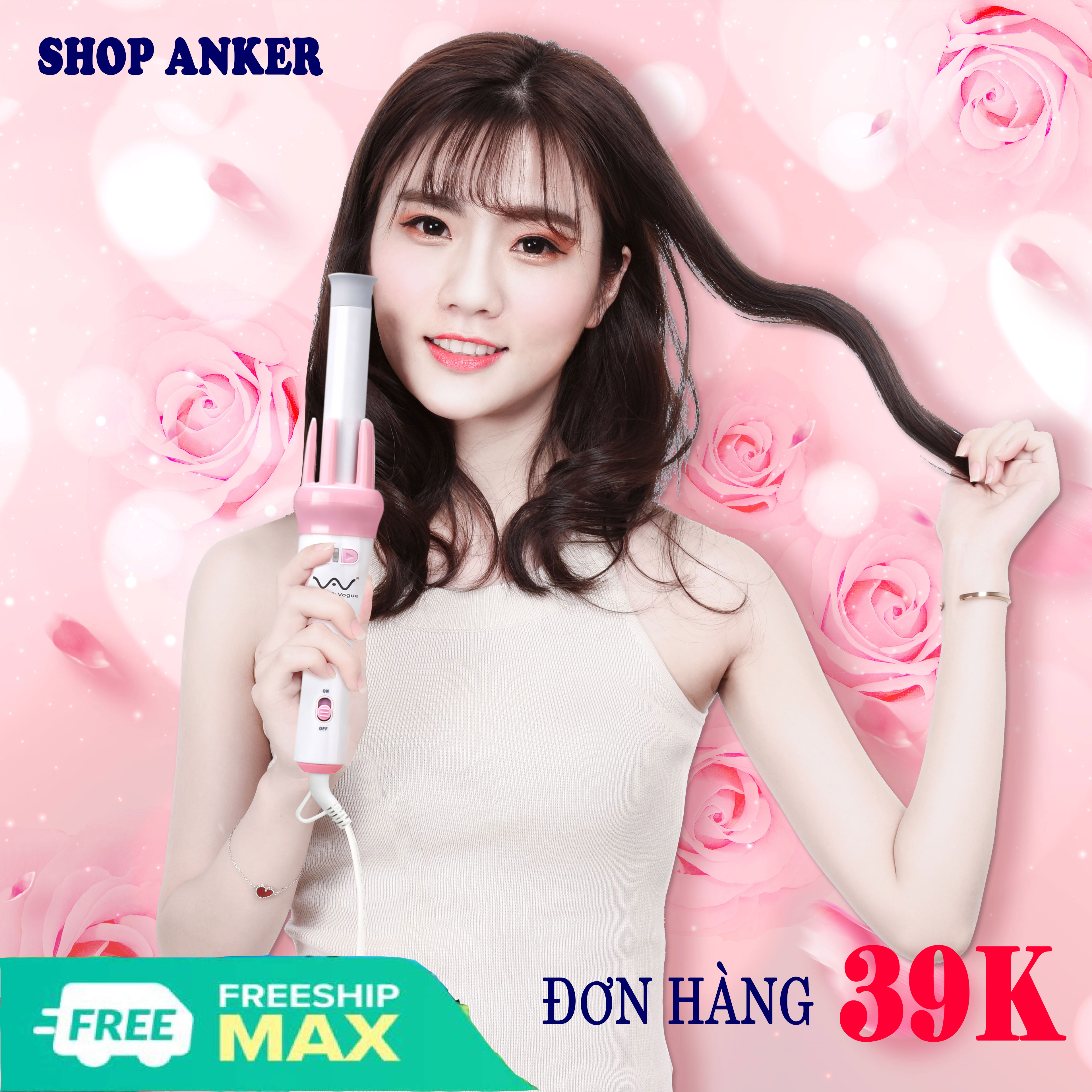 [FREESHIP - GIÁ SỈ] Máy Uốn Tóc Cao Cấp - Giúp Bạn Có Kiểu Tóc Theo Ý Muốn Trong Thời Gian Chỉ Vài Phút - Kiểu Dáng Sang Trọng Thiết Kế Tối Ưu - Hàng Chính Hãng Sản Xuất Theo Tiêu Chuẩn Hàn Quốc - Bảo Hành Toàn Quốc Trong Thời 6 Tháng