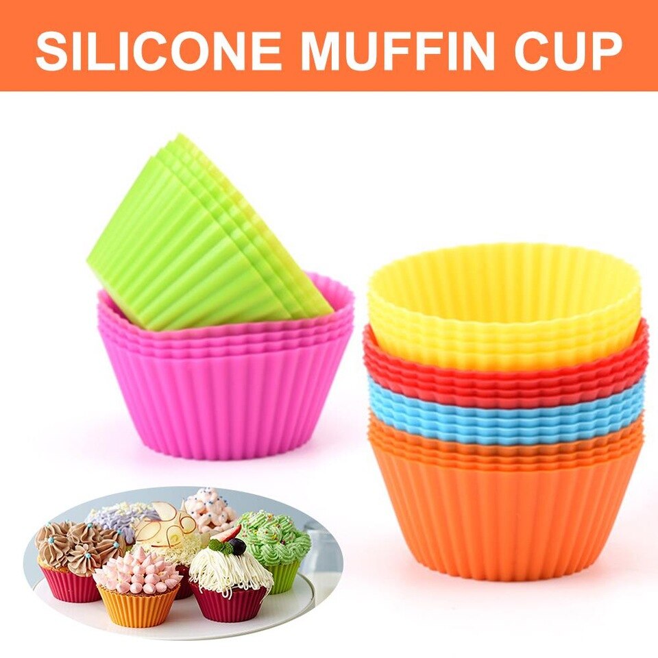 Bộ 6 Khuôn Silicon Tròn Nướng Bánh