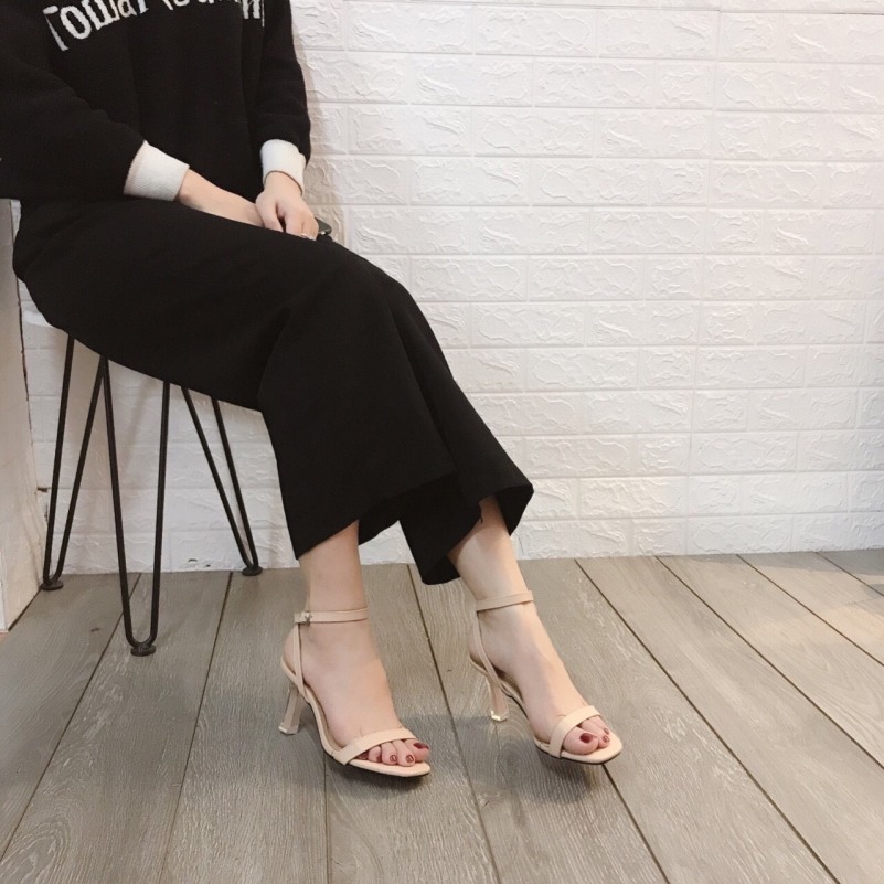 Giày sandanl quai mảnh gót 7cm hàng cao cấp cực sang chảnh giá rẻ