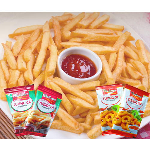 Tương ớt tương cà gói 10g (Bịch 50 gói)