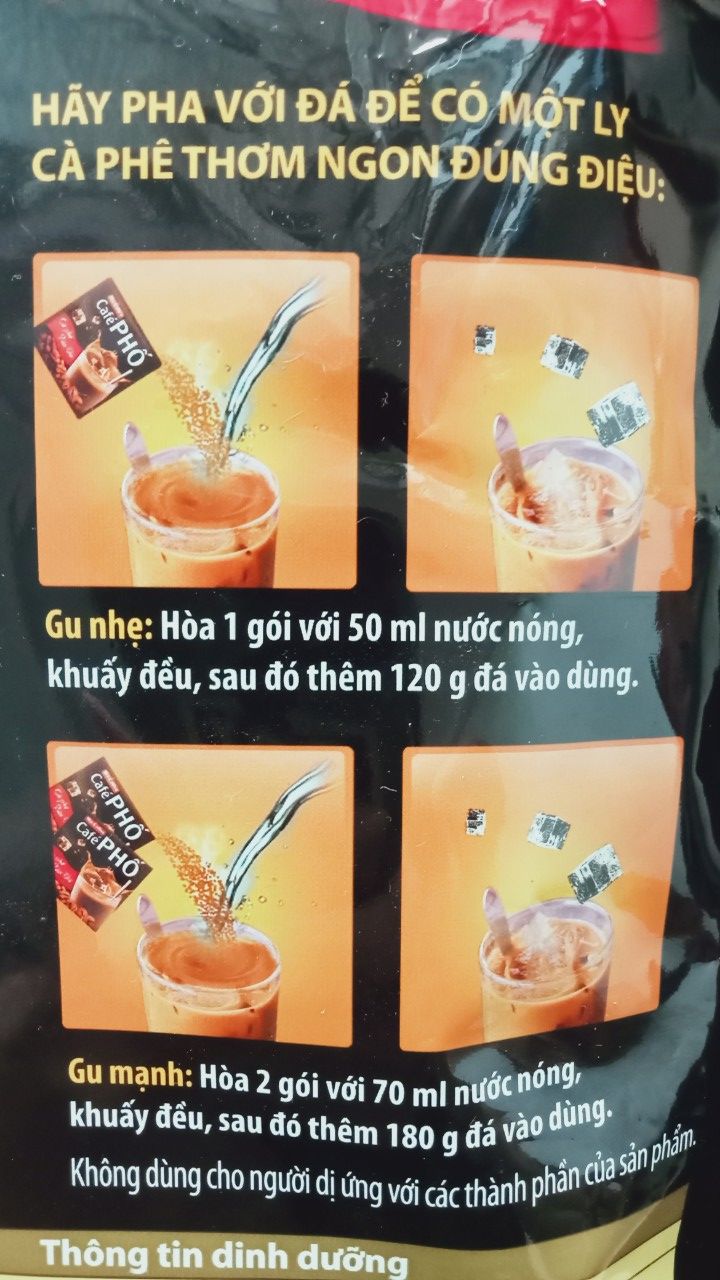 (Date mới) Cafe Phố gói (30 gói x 24g)