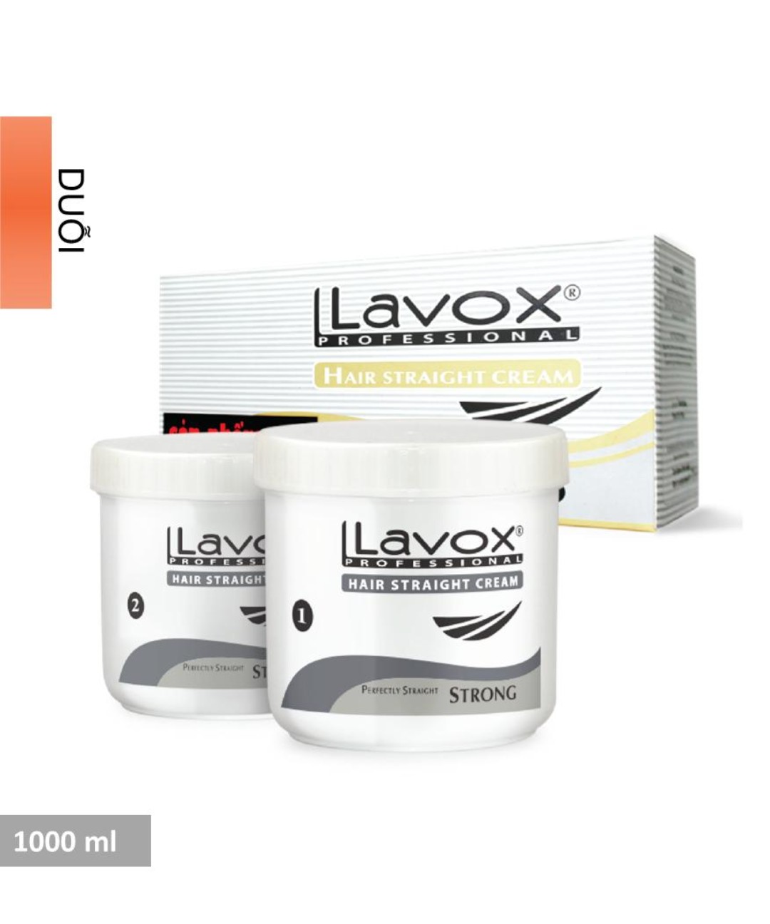 [HCM] Duỗi Xám Sọc Lavox 1000ml x 2 (DÙNG CHO TÓC KHỎE)