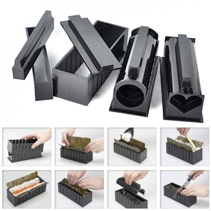 Bộ dụng cụ làm sushi 10 món chế biến món sushi