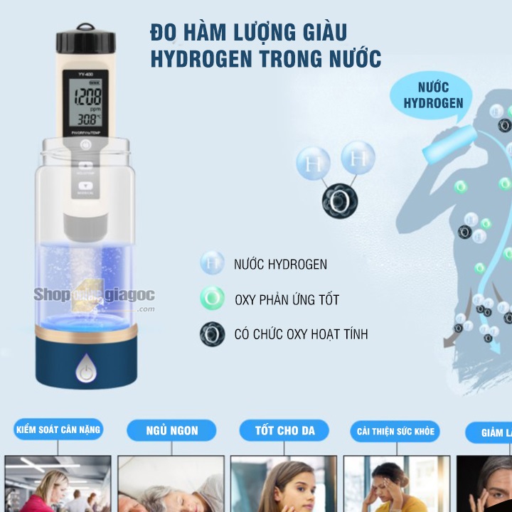 Bút Đo PH 4 in 1 PH/ORP/H2/Nhiệt Độ YY400