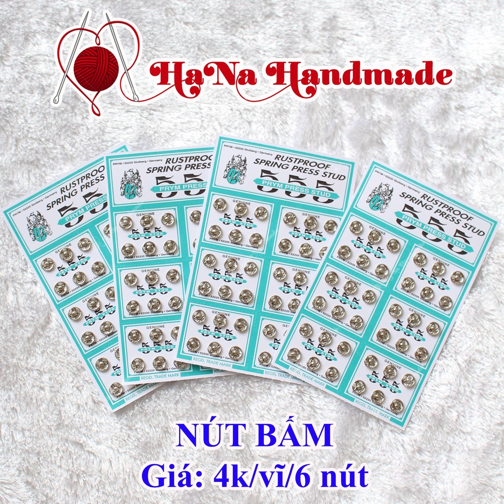 Vĩ nút bấm nhỏ size 7mm