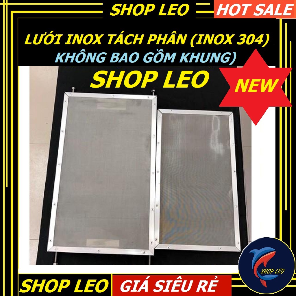 Lưới INOX 304 lọc bể cá - Lưới tách phân hồ cá cảnh - hồ cá Koi - cá vàng - phụ kiện thủy sinh - shopleo