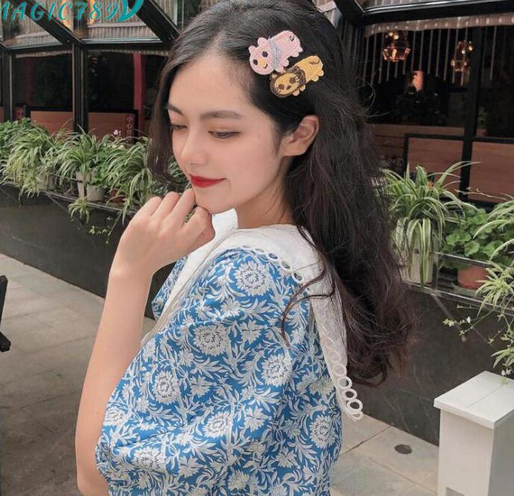 KẸP TÓC LEN HÌNH THÚ ĐÁNG YÊU