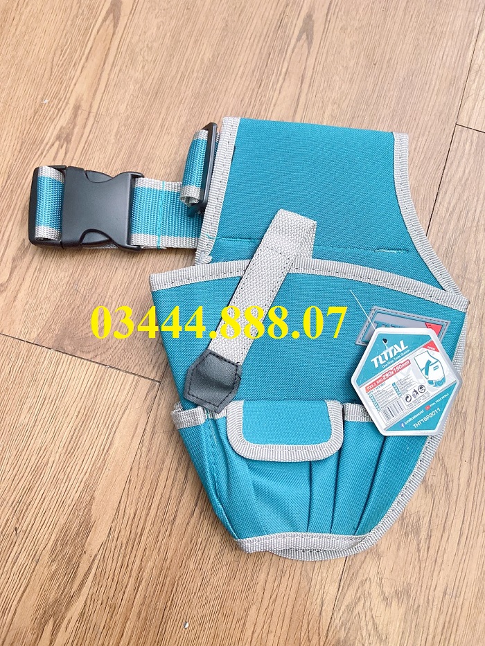 Túi đựng đồ nghề 8kg tht16p3011 total kích thước: l290 × w190mm. kèm 1 đai thắt thắt lưng chất liệu : polyeste 600d. tải trọng tối đa: 8kg 1 túi lớn chứa máy khoan dùng pin chính hãng - siêu thị đồ nghề