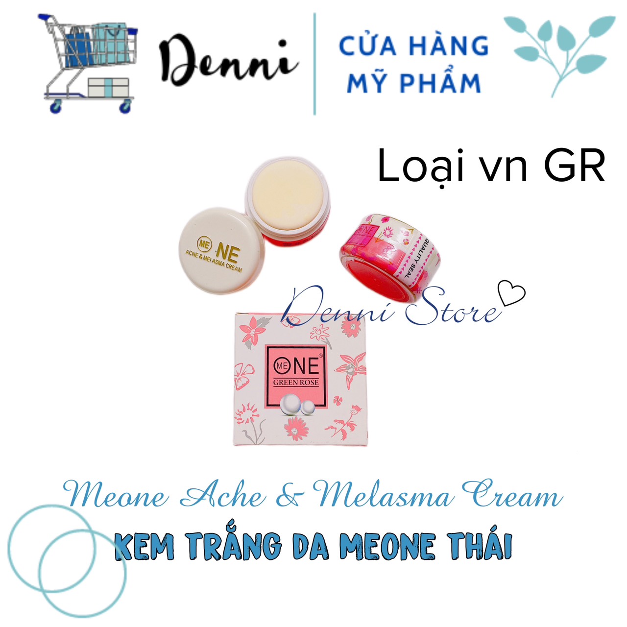 Kem Meone Thái Lan Dưỡng Trắng Da , Kem Me One Chuẩn Thái- mỹ phẩm Denni