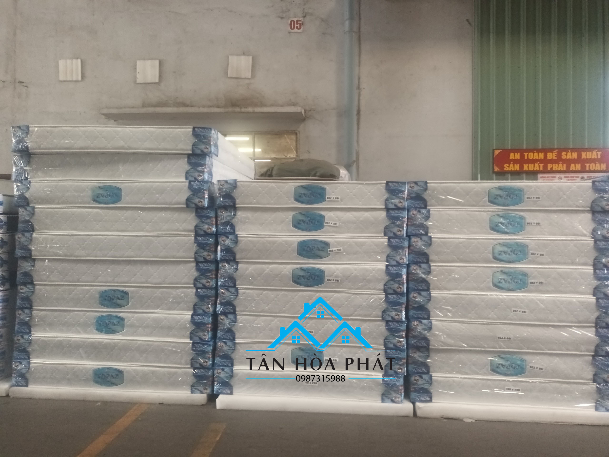 Nệm lò xo cao cấp TOPAZ 1M6 x 2M