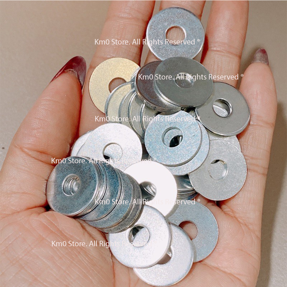 Set 10 lông đền 6 li inox 304 thông dụng ak113147