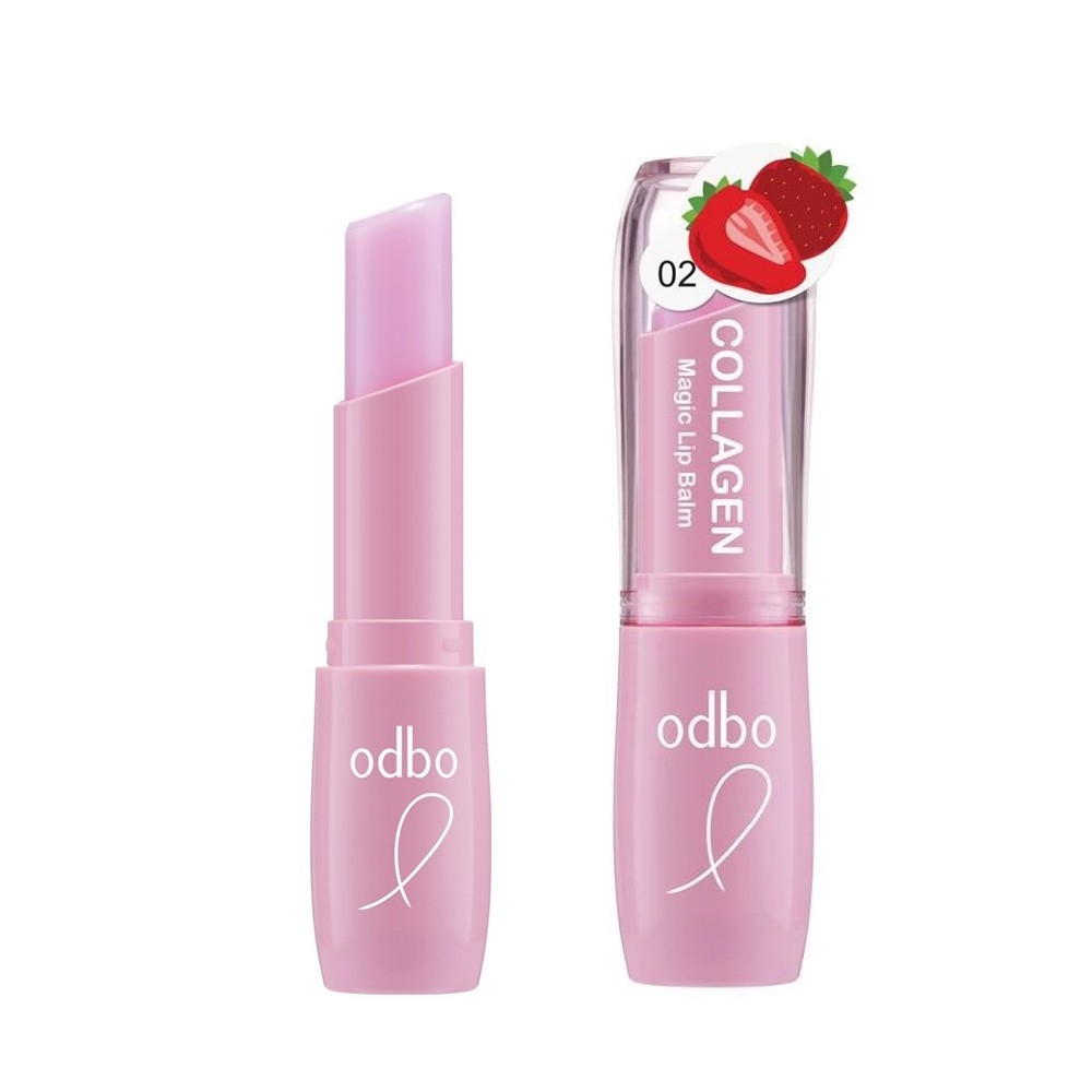 [HCM]Son Dưỡng Môi ODBO OD521 Collagen Magic Lip Balm