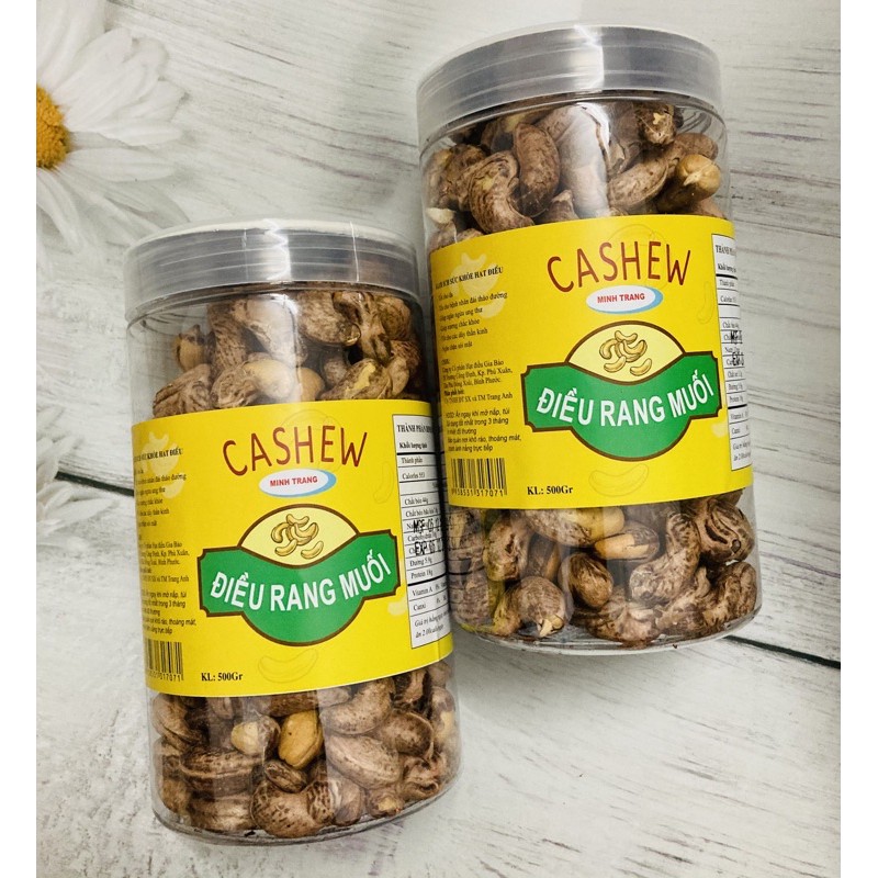 [Large Size] Roasted Salted Cashew Nuts with Whole Shell 500g