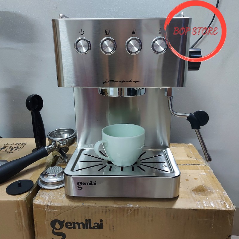 Máy Pha Cà phê, Máy Pha Cafe Tự Động Gemilai CRM 3005E