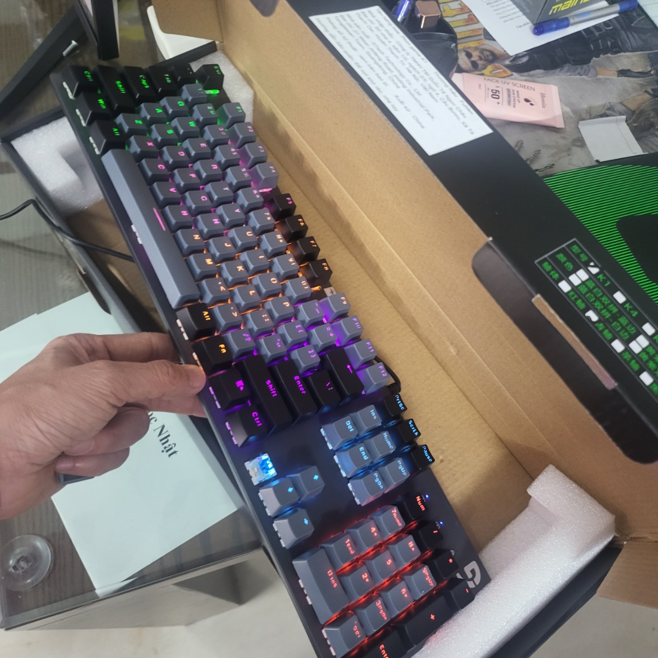 Phím cơ Fuhlen K1 chuẩn xịn - Blue switch