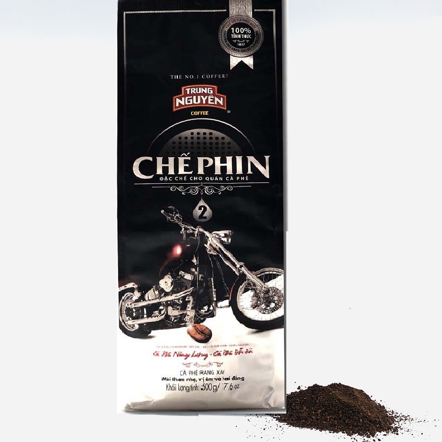 Cà phê Chế Phin 2 Trung Nguyên( Bịch 500gam)-Cà phê bột pha phin