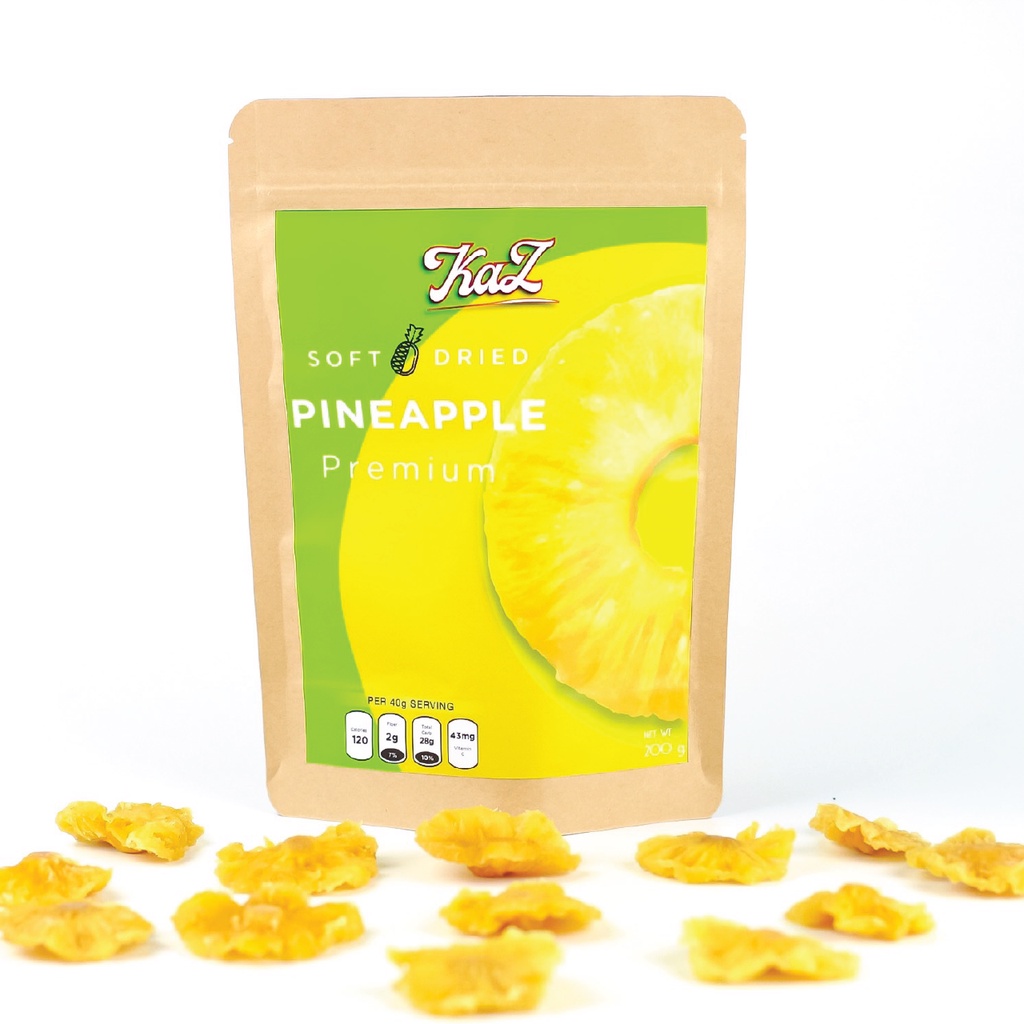 Thơm Sấy Dẻo Kaz 200g - Soft Dried Pineapple