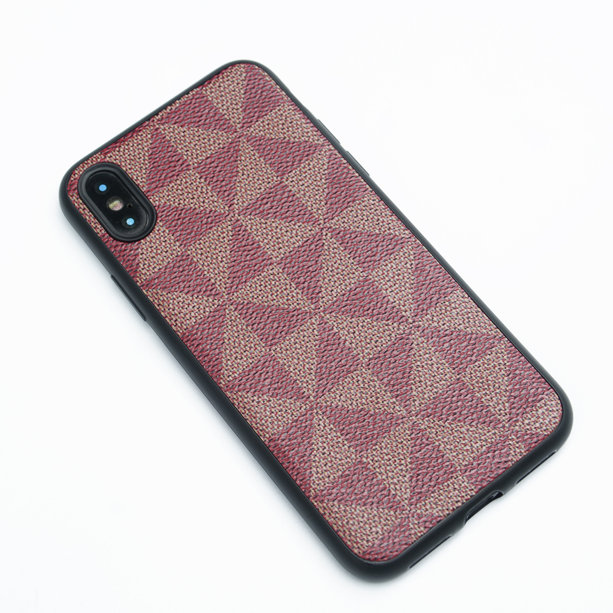 Ốp lưng dẻo vân caro Dada cho điện thoại iPhone XS Max