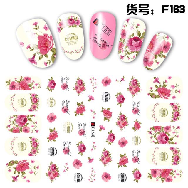 Sticker hình hoa dán móng tay nail mẫu mới