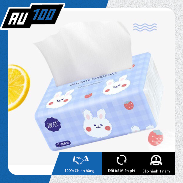 [AU100] Giấy Ăn Thỏ Trắng Siêu Dai, Siêu Mịn (Hàng Nội Địa Trung Quốc)
