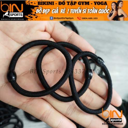 Set 3 Dây Thun Cột Tóc Siêu Dai Bin Sport QT001