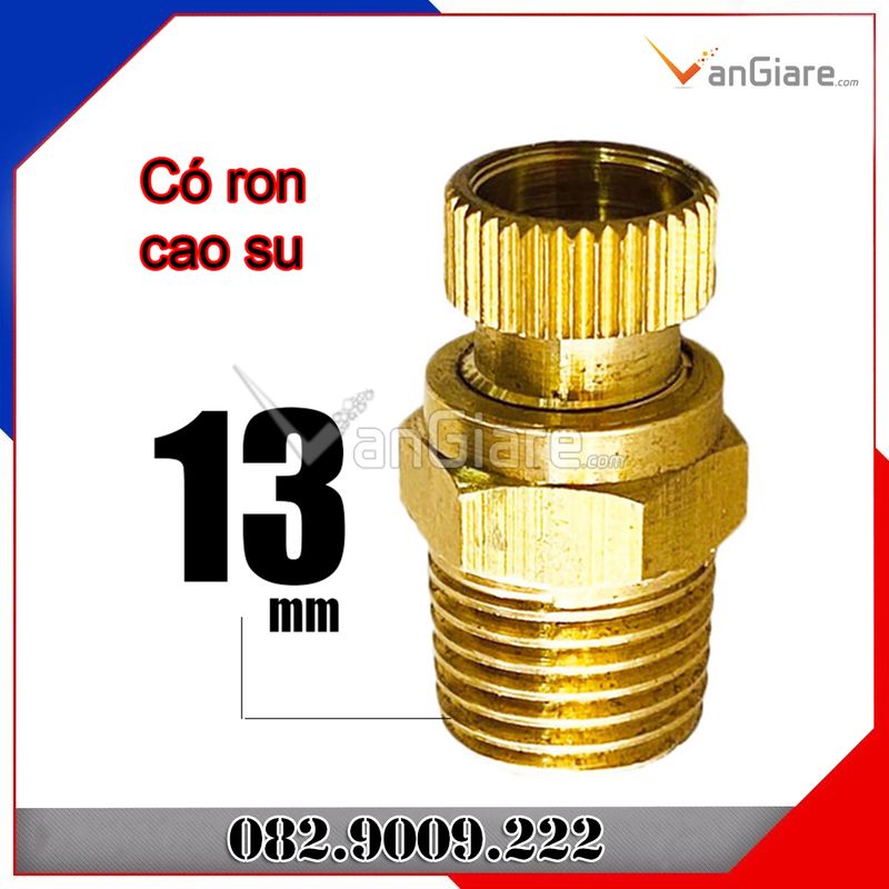 Ốc xả đáy máy nén khí 13mm
