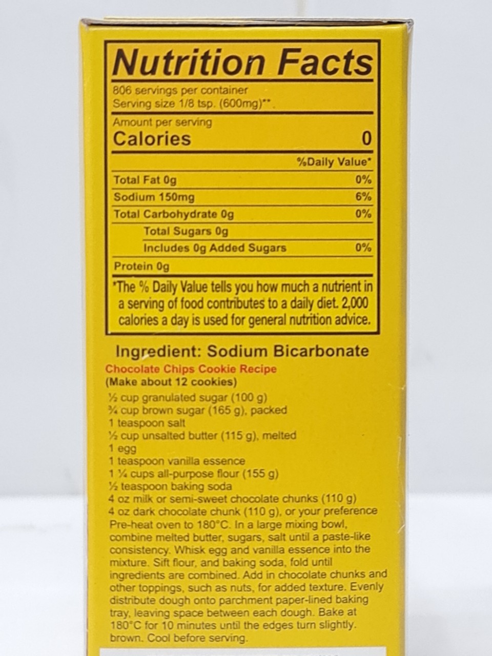 Bột Pure BAKING SODA PREMIUM 454g USA