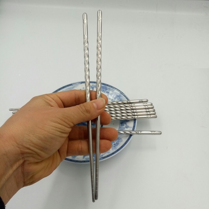 sét 10 đôi đũa inox siêu nhẹ siêu sạch