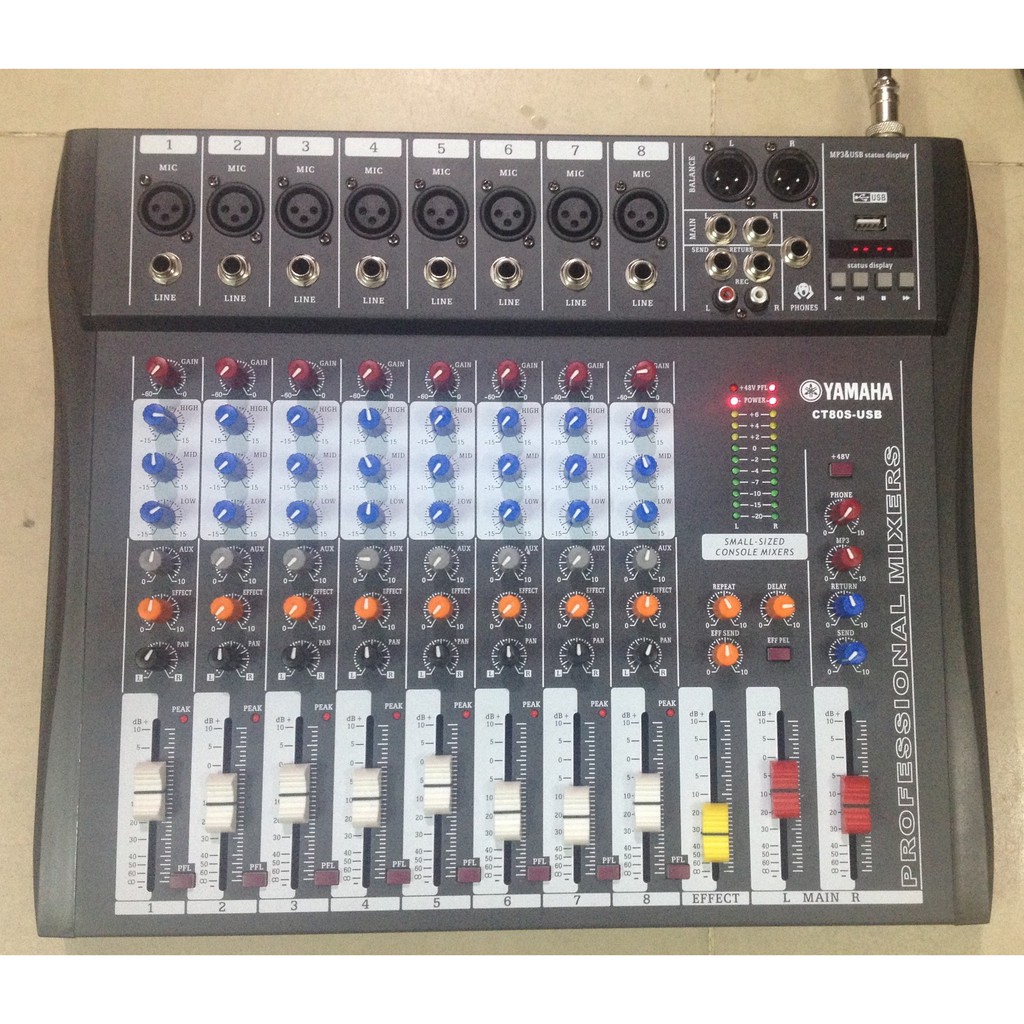 MIXER KARAOKE YAMAHA CT80S-USB 8 MIC