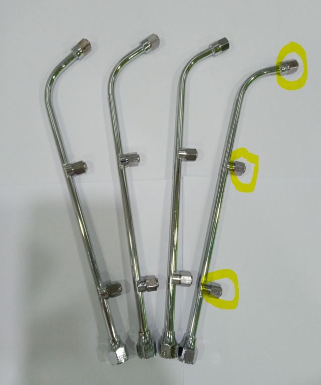 Đầu béc phun thuốc inox combo 6 cái _ Kieufarm