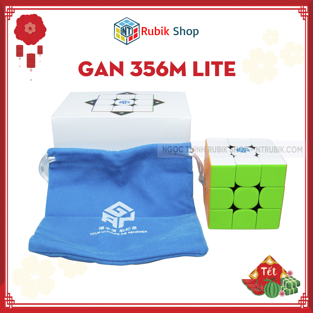 Rubik 3x3x3 Gan 356M Phiên bản Lite (Phiên bản Rút Gọn)