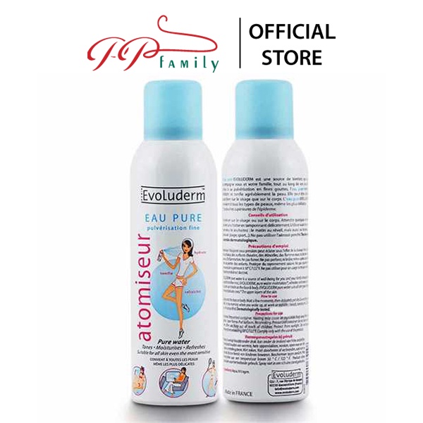 Xịt Khoáng Evoluderm Atomiseur Eau Pure 150ml