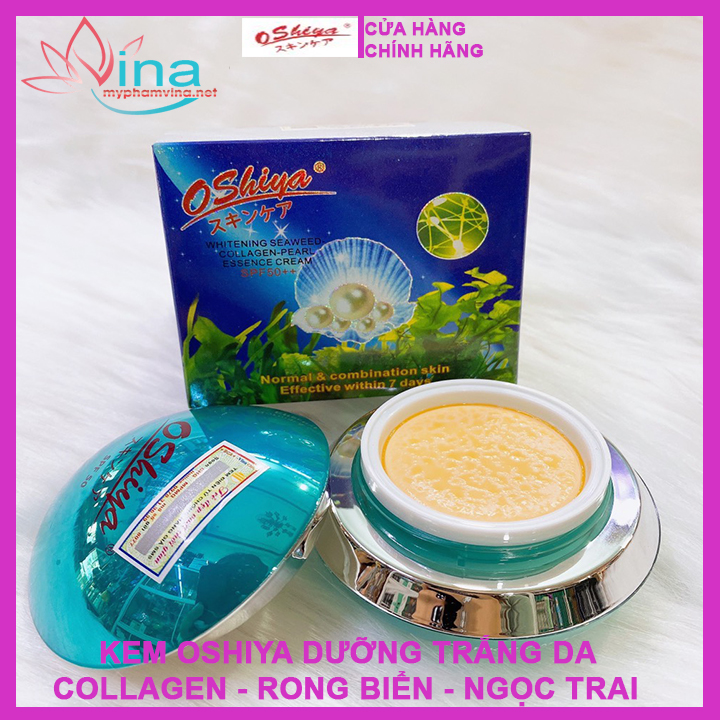 [HCM]Kem Oshiya Collagen Rong Biển Ngọc Trai 20gr