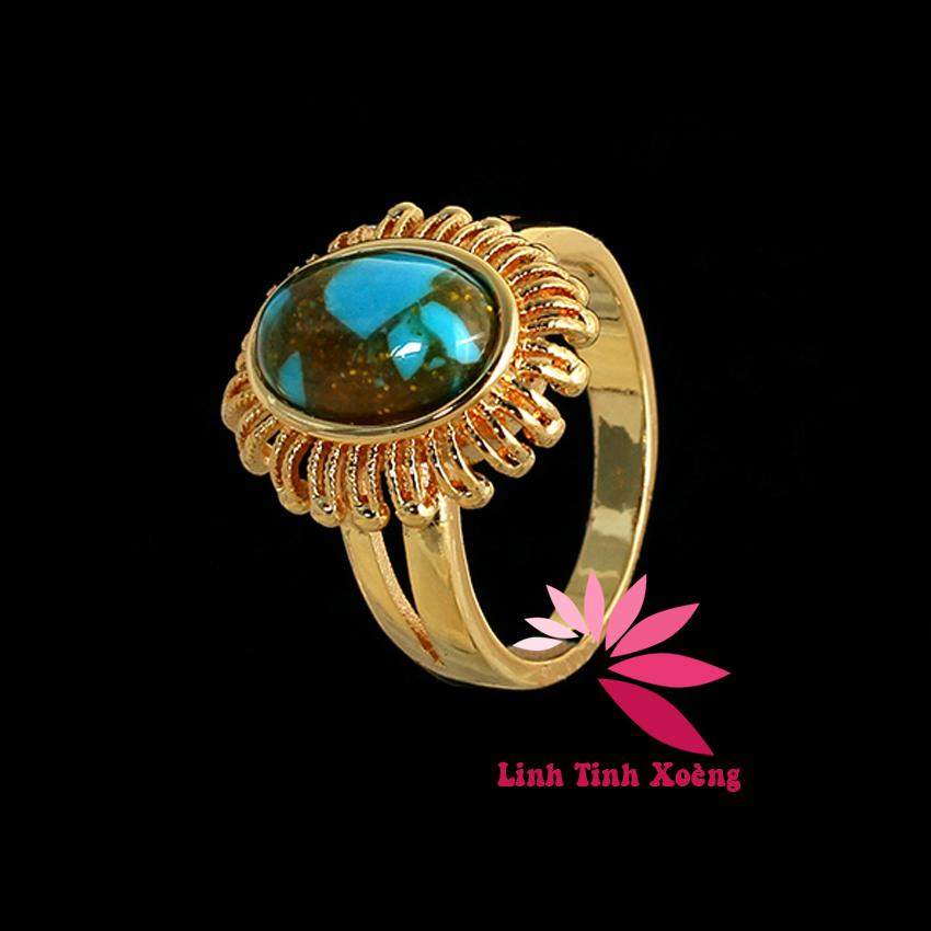 Nhẫn nữ mạ vàng cao cấp Gold-Ocean MKM4