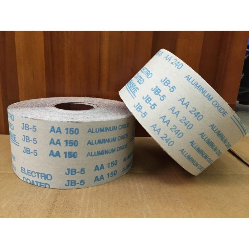 Giấy nhám JB -5 xử lý bề mặt gỗ (cuộn 40mx10cm)