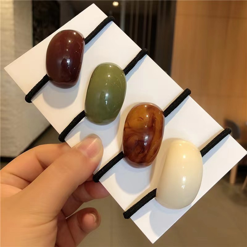 Dây cột tóc phong cách Mori đơn giản - chất liệu Acrylic