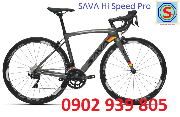 Xe đạp đua sava hi speed pro khung sườn sợi carbon toray t800-japan