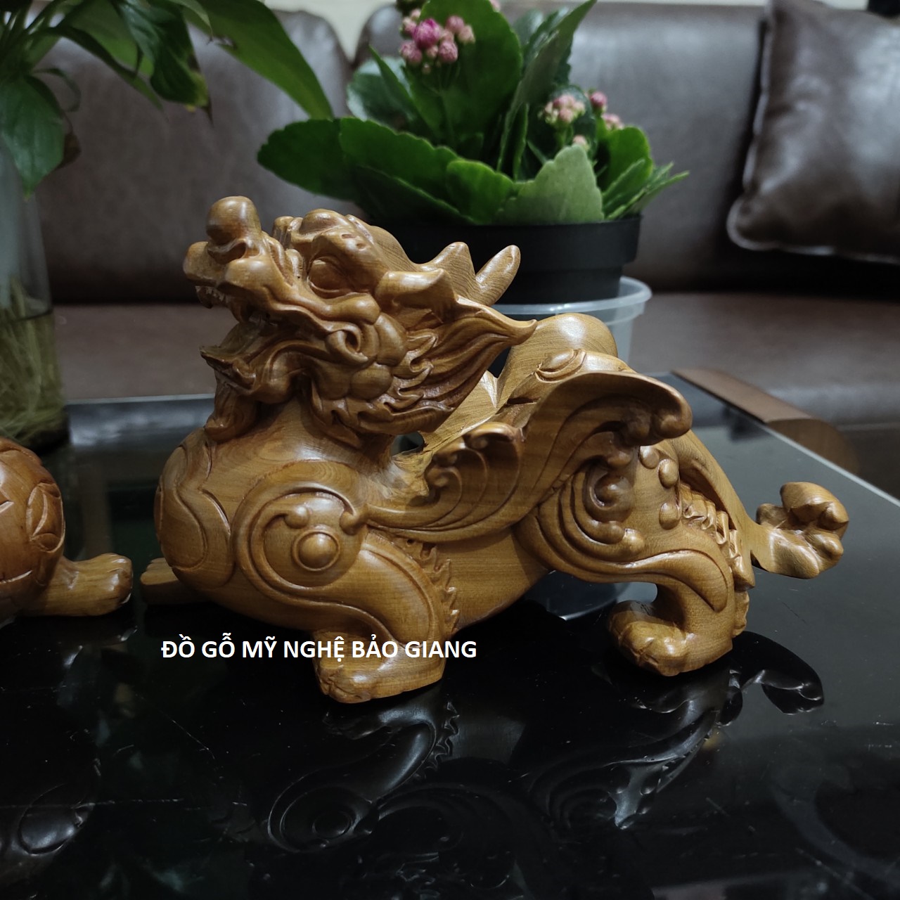 Cặp tỳ hưu tài lộc gỗ bách xanh thơm