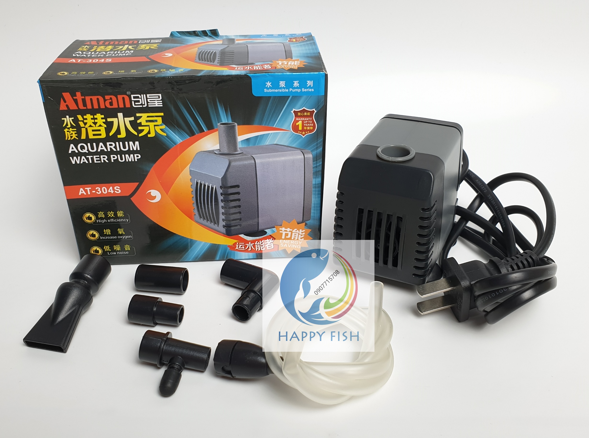 Máy bơm atman 301s | 302s | 303s | 304s | 305s | 306s cho hồ cá tiết kiệm điện