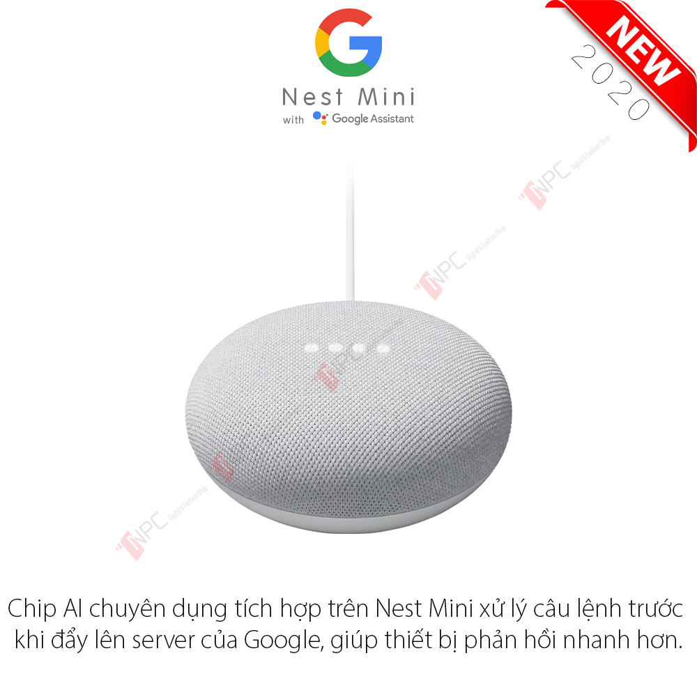 Google Nest Mini (thế hệ 2) loa thông minh trợ lý ảo Google Assistant (Home Mini 2)