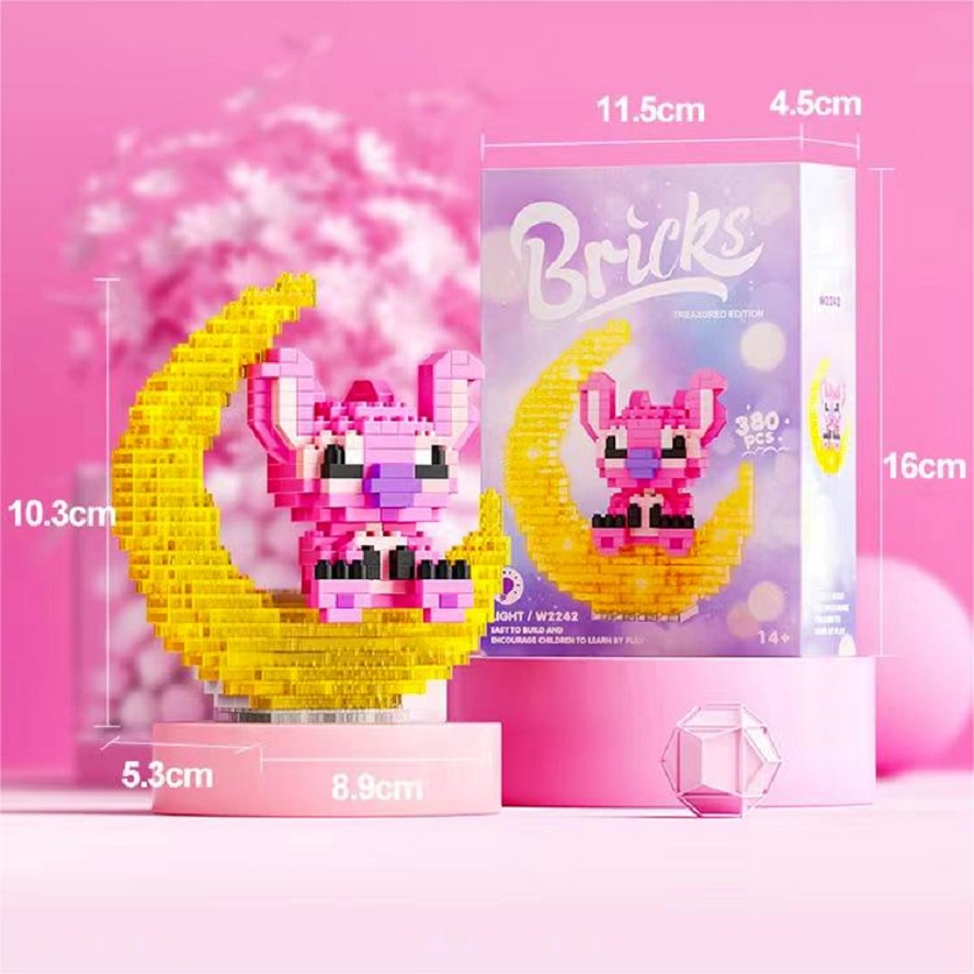 Mô hình lắp ráp phát sáng - Mô hình lắp ráp phát sáng trong đêm, Mô hình lắp ráp phát sáng stitch, Mô hình lắp ráp mnii phát sáng,Mô hình lắp ráp mini giá rẻ, Đồ chơi lắp ghép thông minh, Đồ chơi lắp ghép phát sáng