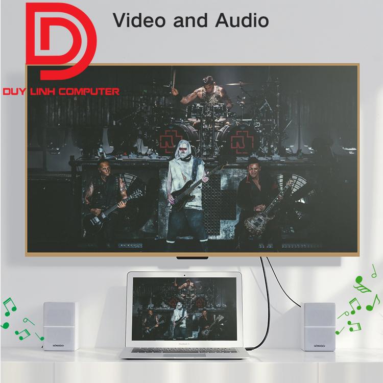 Cáp Mini Displayport to HDMI Ugreen 10455 dài 3m hỗ trợ 4K2K
