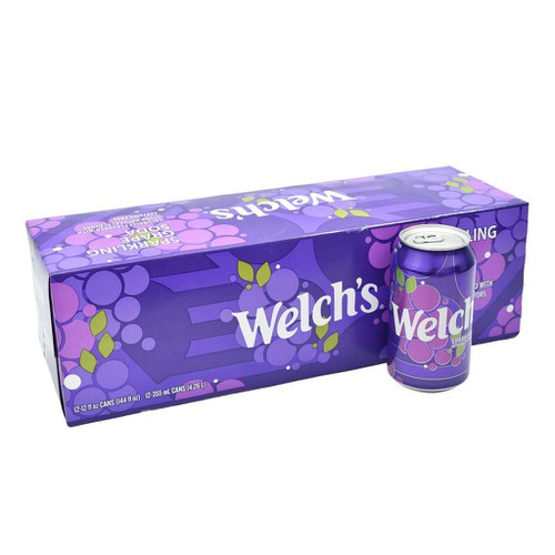 Date 09/26  Nước ngọt WELCH's  vị nho 355ml Mỹ