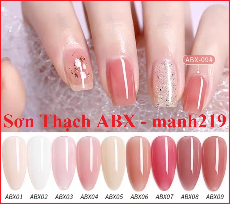 Sơn Gel AS mã ABX chai vỏ đen 15ml - sinailmi