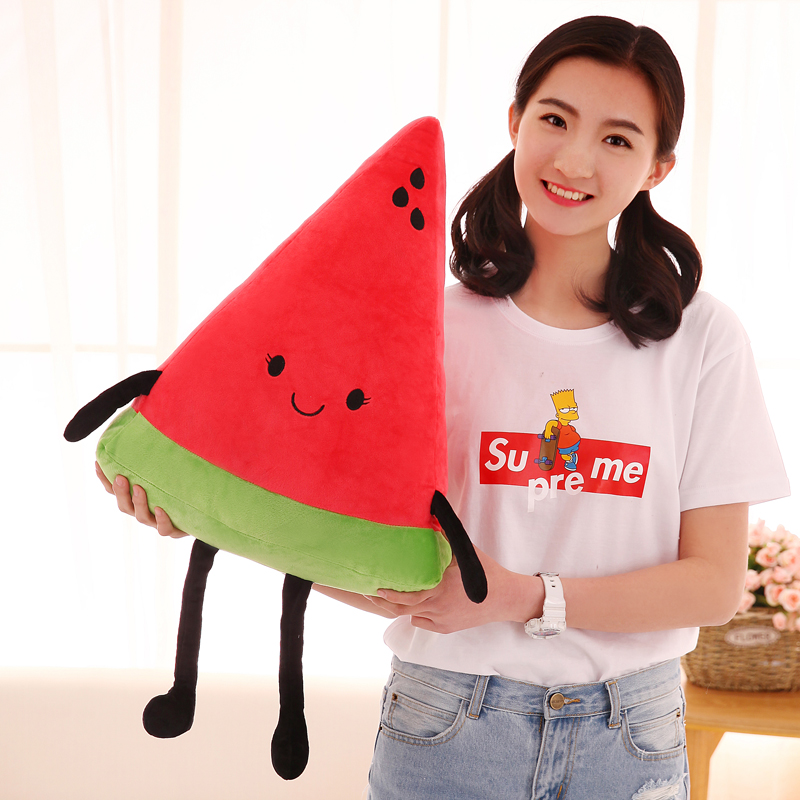 Gấu bông trái cây, rau củ quả dễ thương 10cm---80cm (dưa hấu/trái bắp/cà tím/súp lơ/cà rốt/bí đao/thơm/chuối)