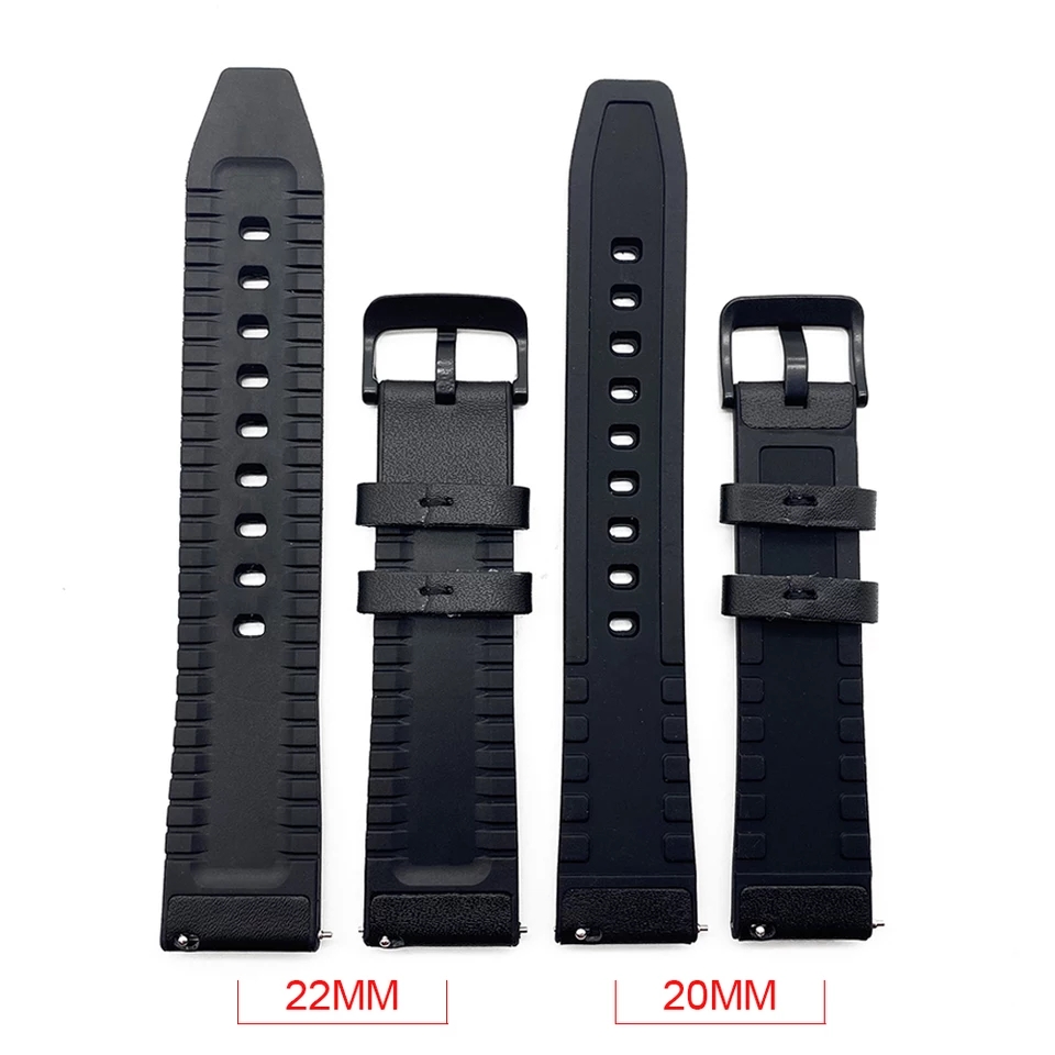 [HCM]Dây da hydrid Smartwatch 20mm/ 22mm