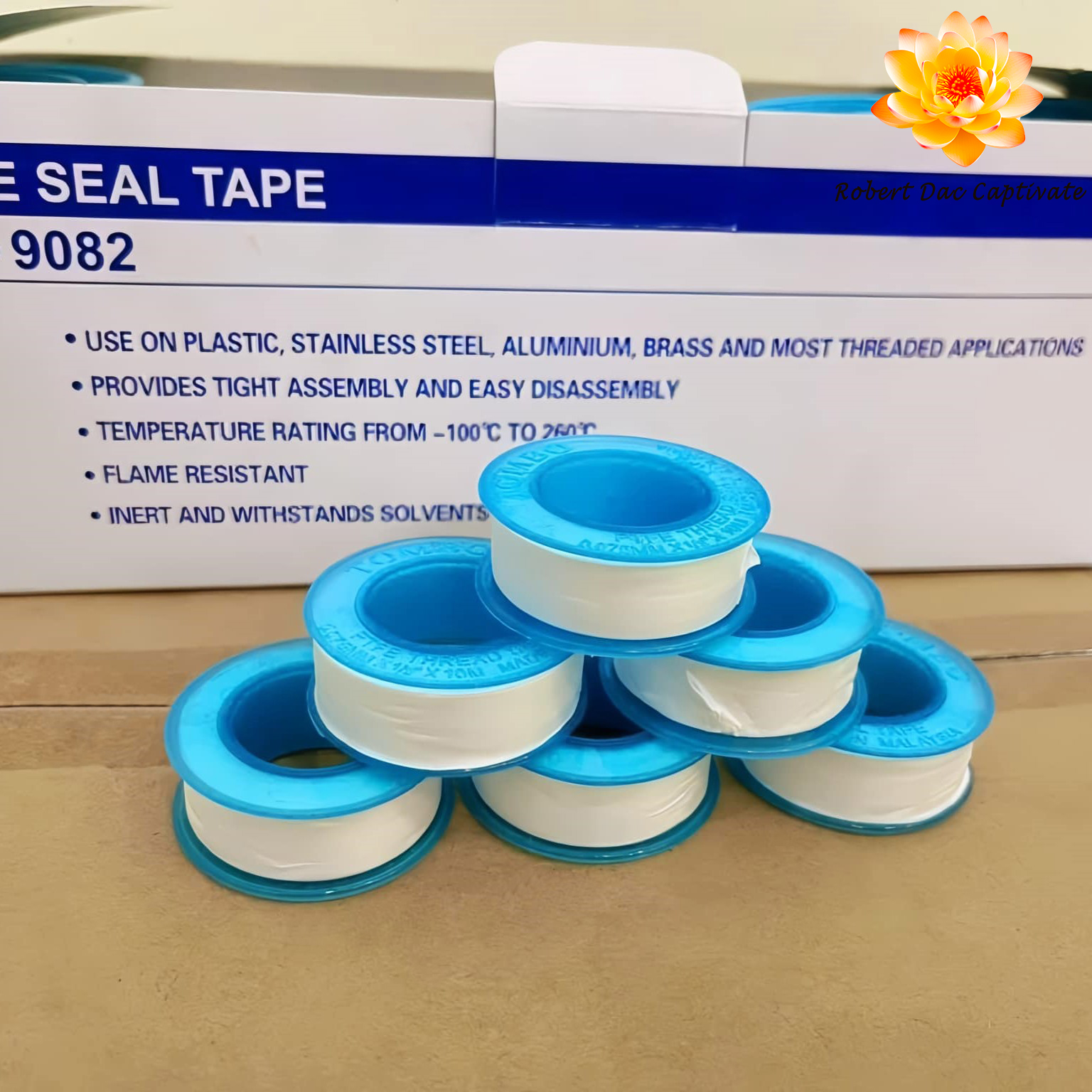 Băng tan cao su non cuốn ống nước (Băng keo lụa quấn ống)