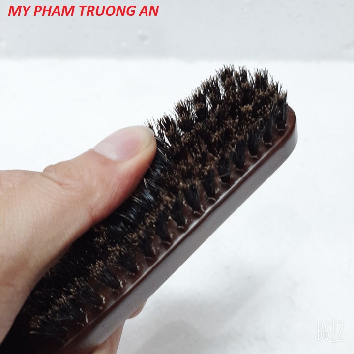 Chổi Phủi Tóc Fade Cán Gỗ Lông